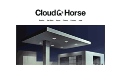 Desktop Screenshot of cloudandhorse.co.uk
